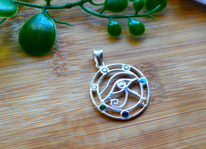 Eye of Ra Pendant www.karmaripon.co.uk