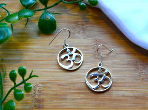 Om Earrings www.karmaripon.co.uk