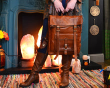 Load image into Gallery viewer, Leather bag www.karmaripon.co.uk