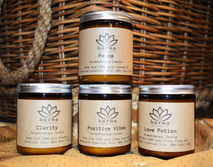 Essential Oil Candles www.karmaripon.co.uk