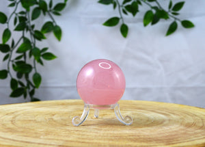 Rose Quartz Sphere www.karmaripon.co.uk