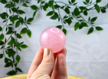 Load image into Gallery viewer, Rose Quartz Sphere www.karmaripon.co.uk