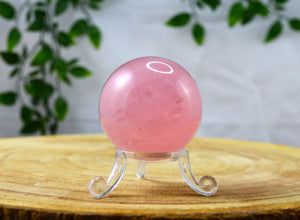 Rose Quartz Sphere www.karmaripon.co.uk