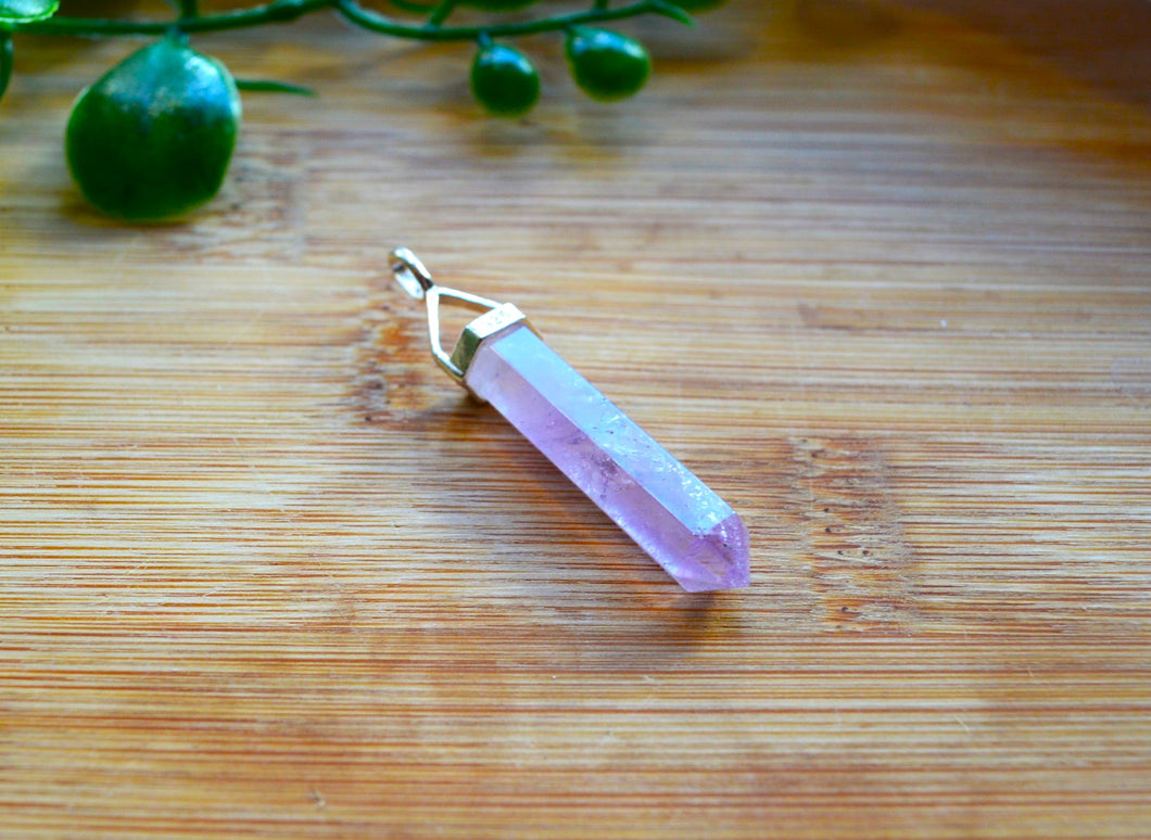 Amethyst Point Necklace www.karmaripon.co.uk