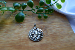 Sun And Moon Pendant www.karmaripon.co.uk