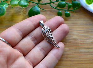 Angel Wing Pendant www.karmaripon.co.uk