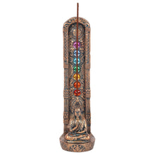 Load image into Gallery viewer, Chakra &amp; Buddha Incense Holder www.karmaripon.co.uk