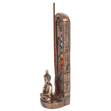 Load image into Gallery viewer, Chakra &amp; Buddha Incense Holder www.karmaripon.co.uk