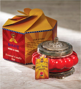 Indian Jar Candles at www.karmaripon.co.uk