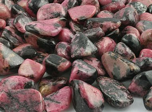 Rhodonite Tumble Stone www.karmaripon.co.uk