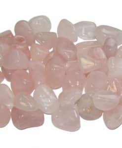 Rose Quartz Tumble Stone www.karmaripon.co.uk