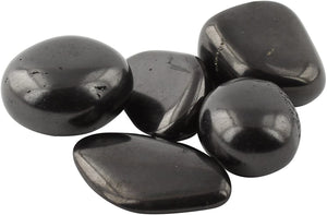 Shungite Tumble Stone www.karmaripon.co.uk