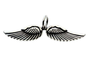 Angel Wing 925 Silver Pendant www.karmaripon.co.uk