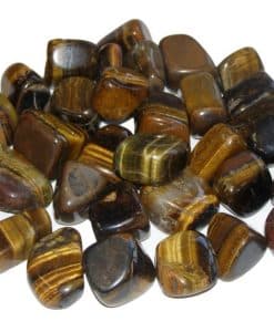 Tiger Eye Tumble Stone www.karmaripon.co.uk